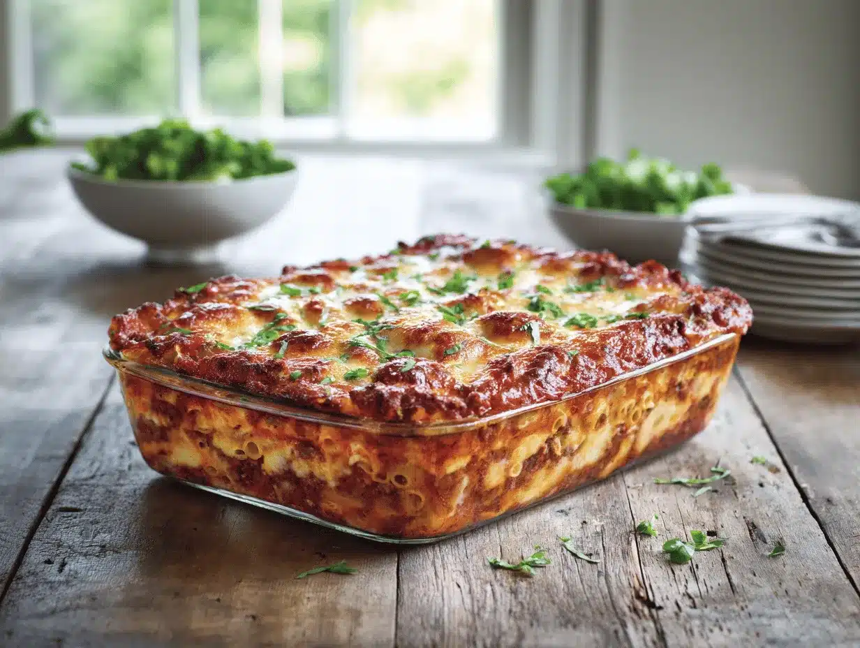 baked ziti recipe preparation steps