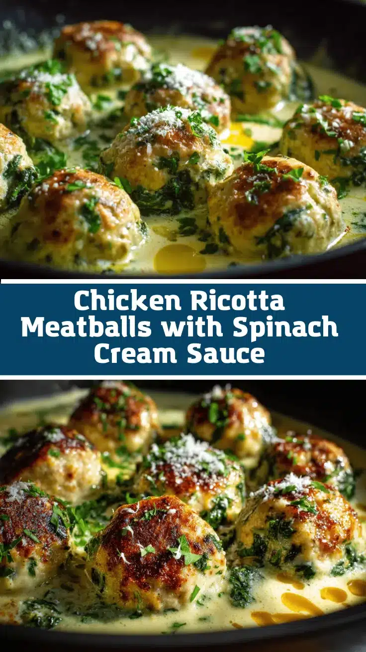 chicken ricotta meatballs recipe