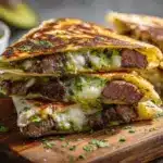 chimichurri grilled steak quesadilla - featured image