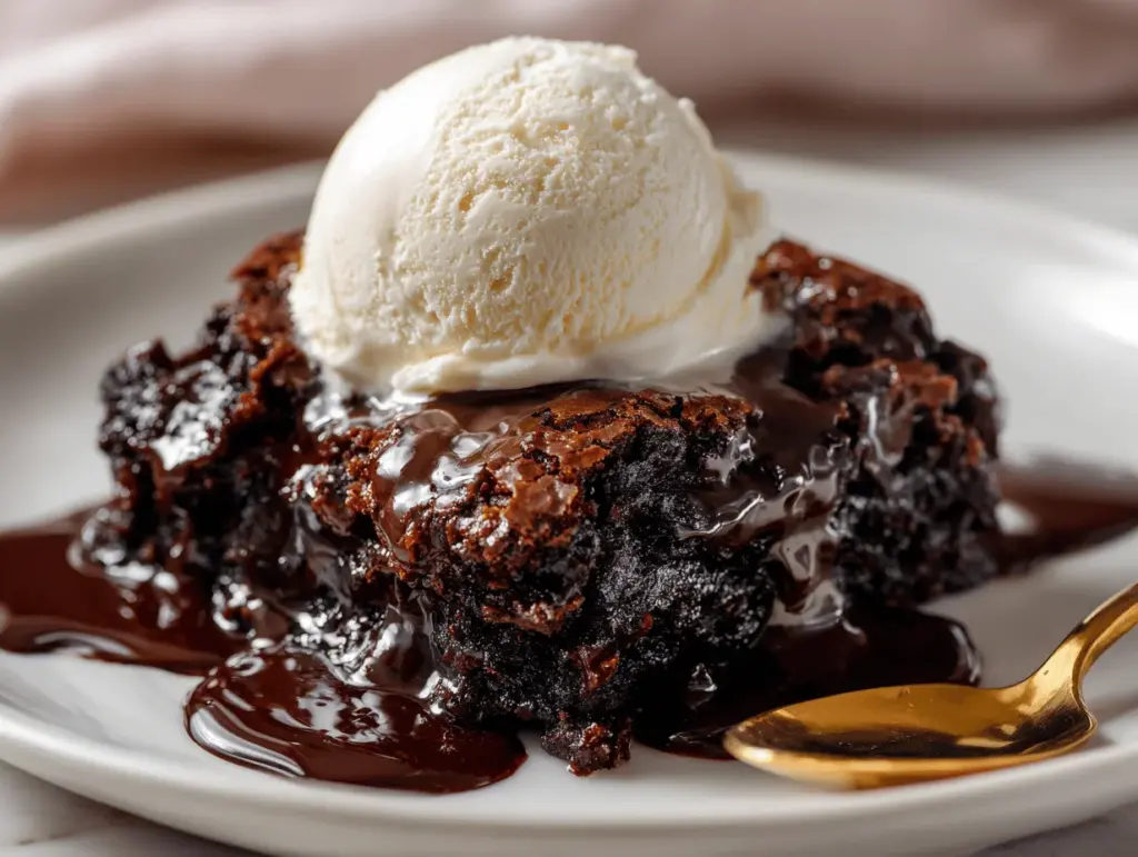 chocolate cobbler recipe - featured image