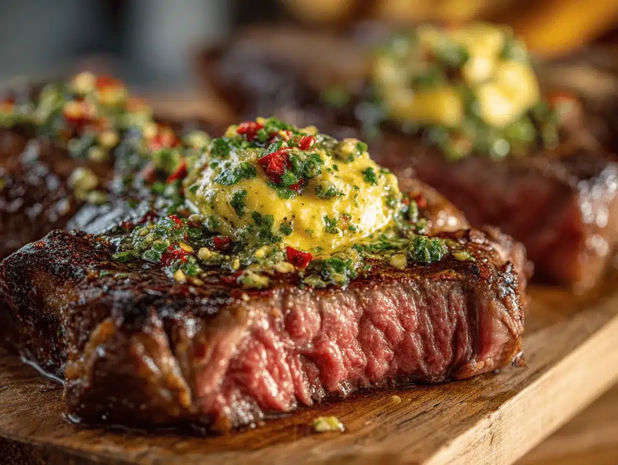 cowboy butter steak preparation steps
