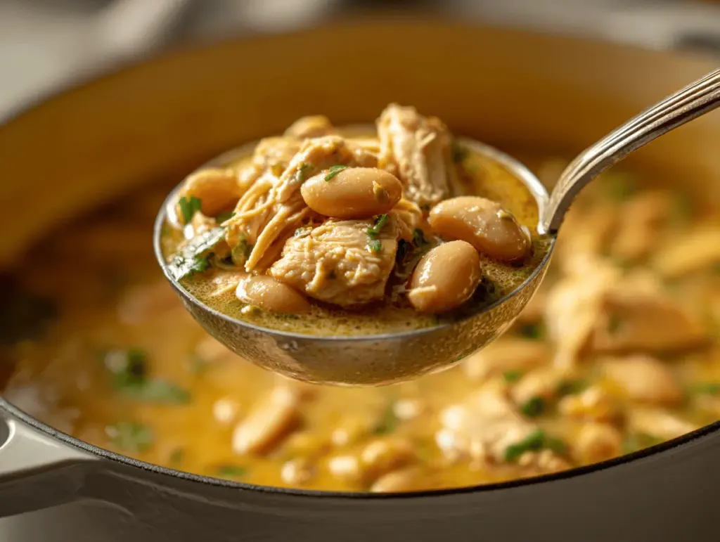 Creamy Cajun White Chicken Chili - featured image