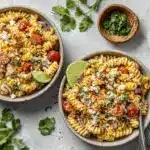 creamy Mexican street corn pasta salad - featured image