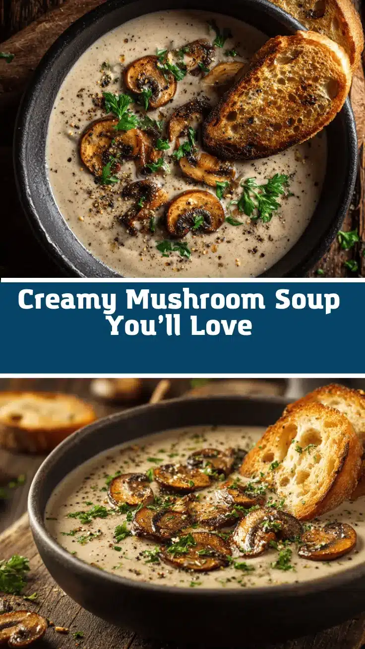 creamy mushroom soup recipe