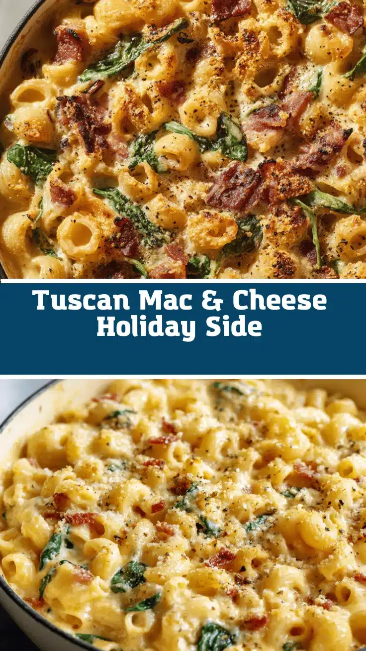 Creamy Tuscan Mac and Cheese recipe