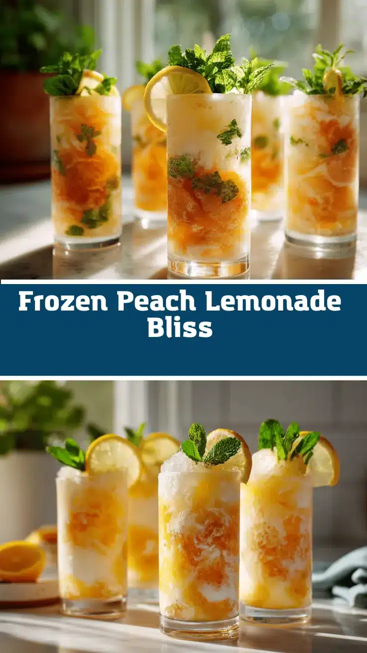 frozen peach lemonade recipe