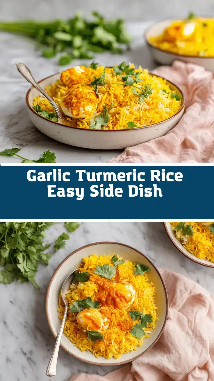 garlic turmeric rice recipe