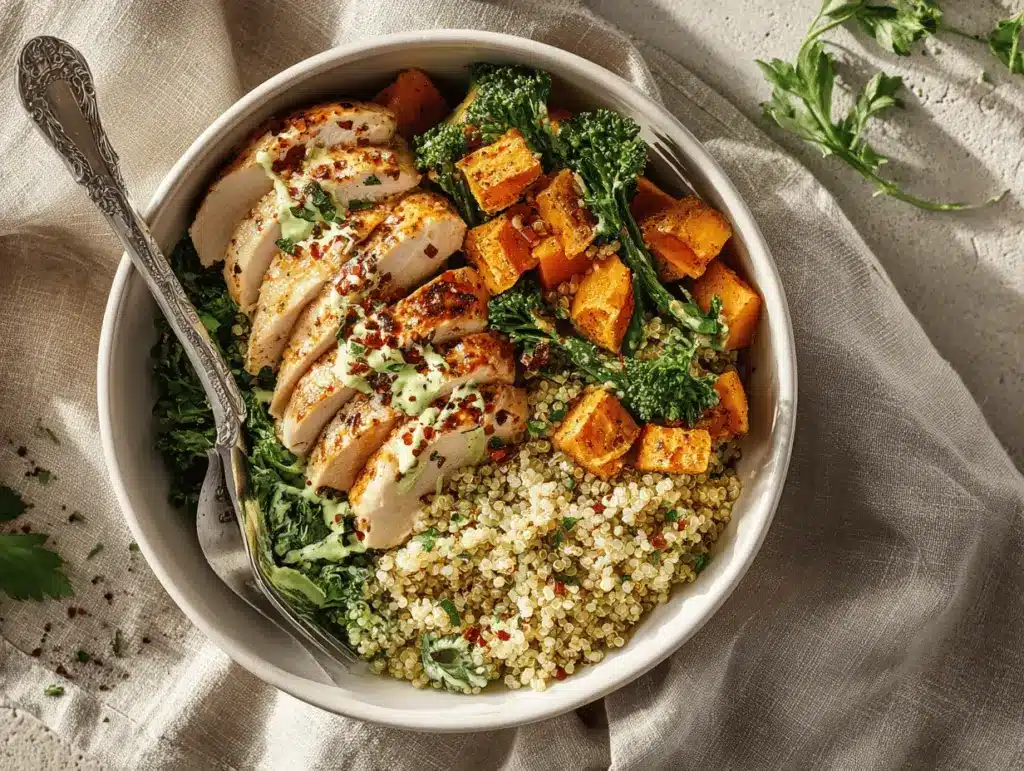 healthy high protein dinner recipes - featured image