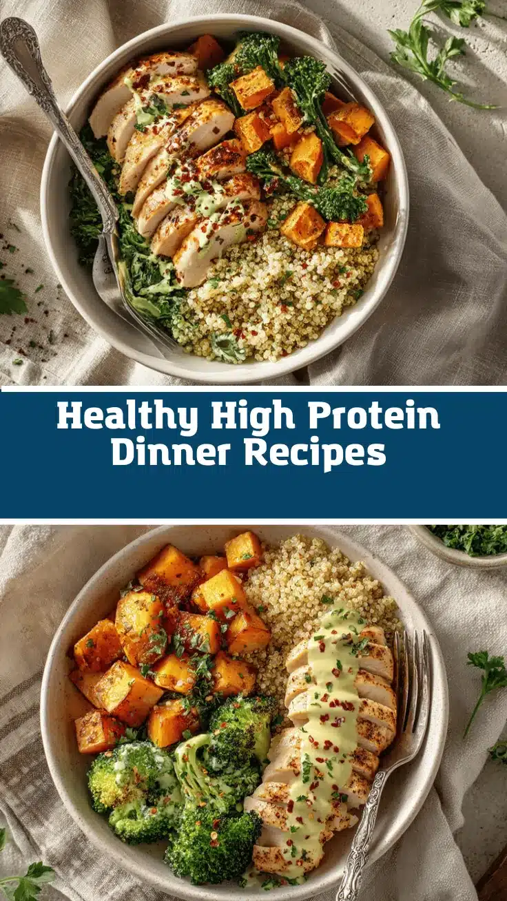 healthy high protein dinner recipes recipe