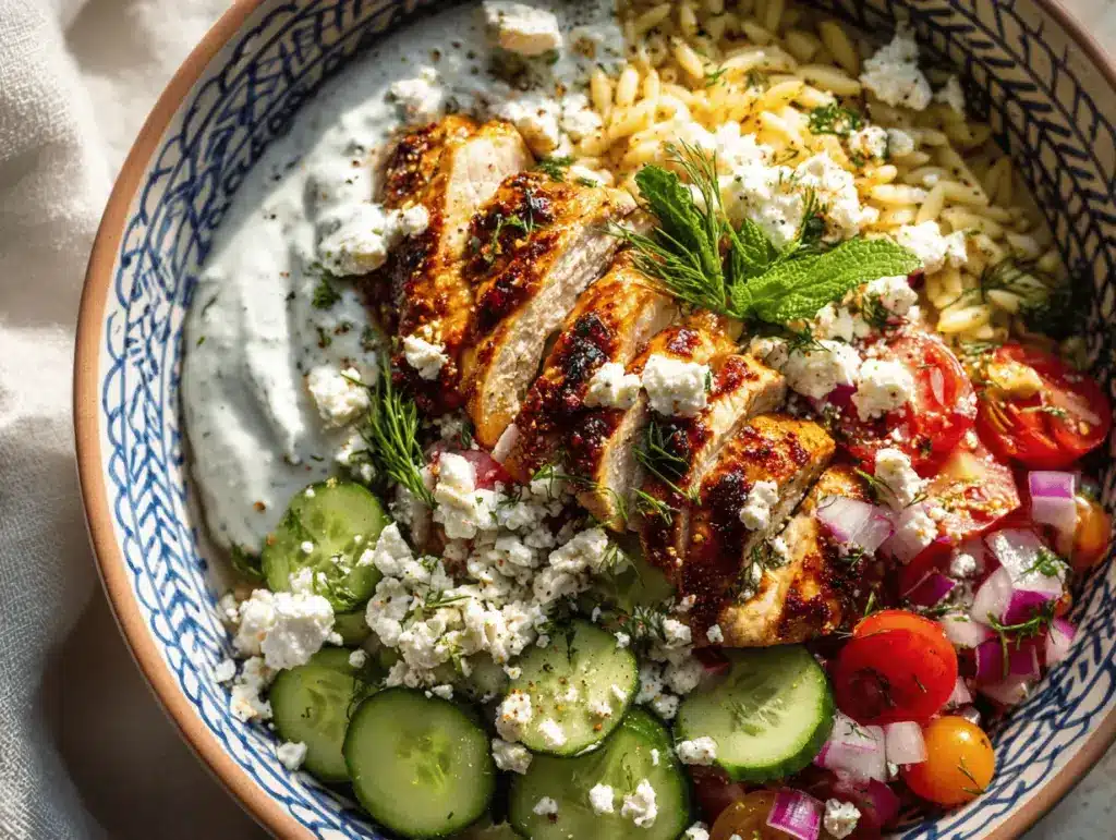 Mediterranean power bowl - featured image