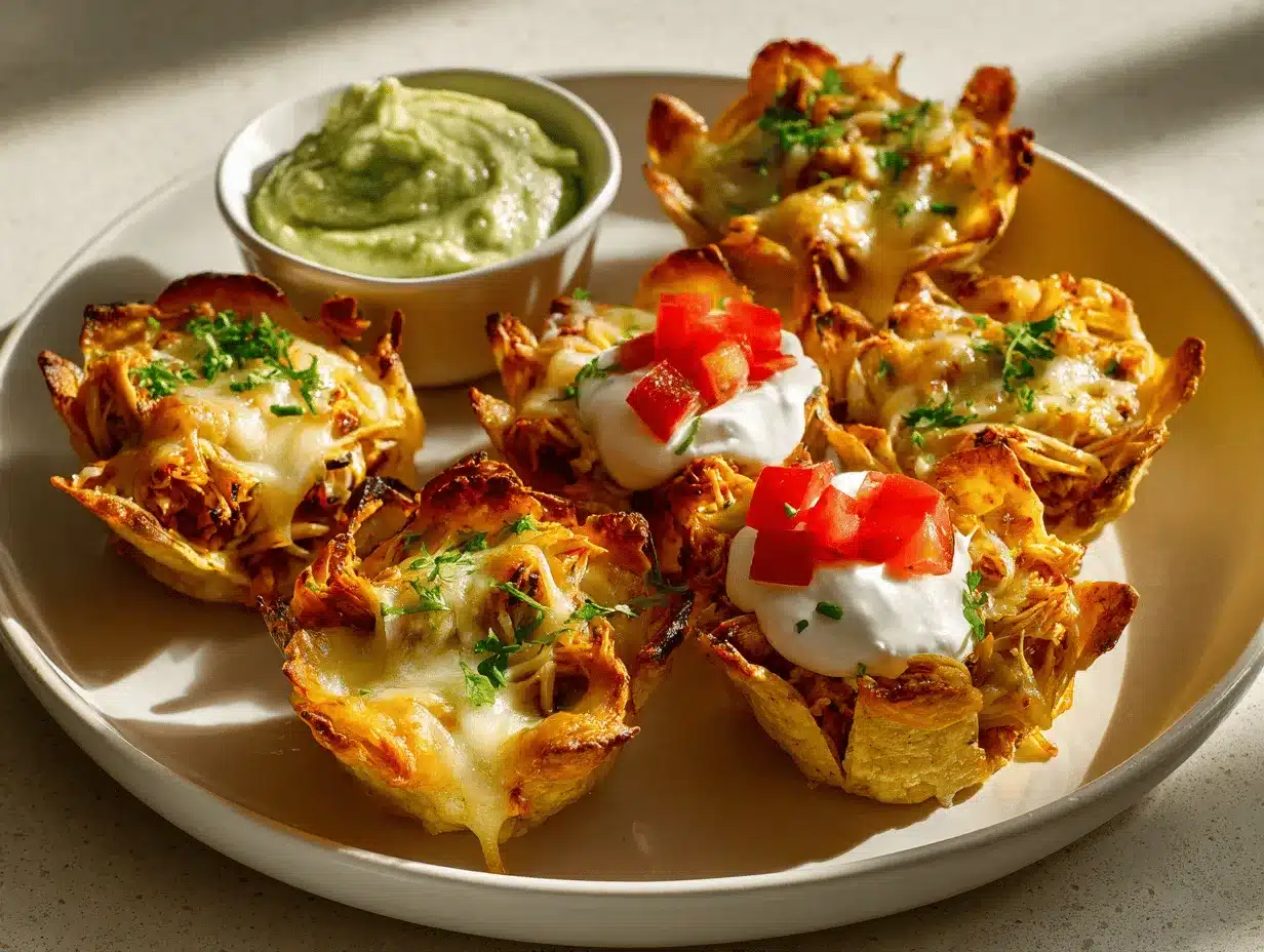 mini baked chicken tacos preparation steps